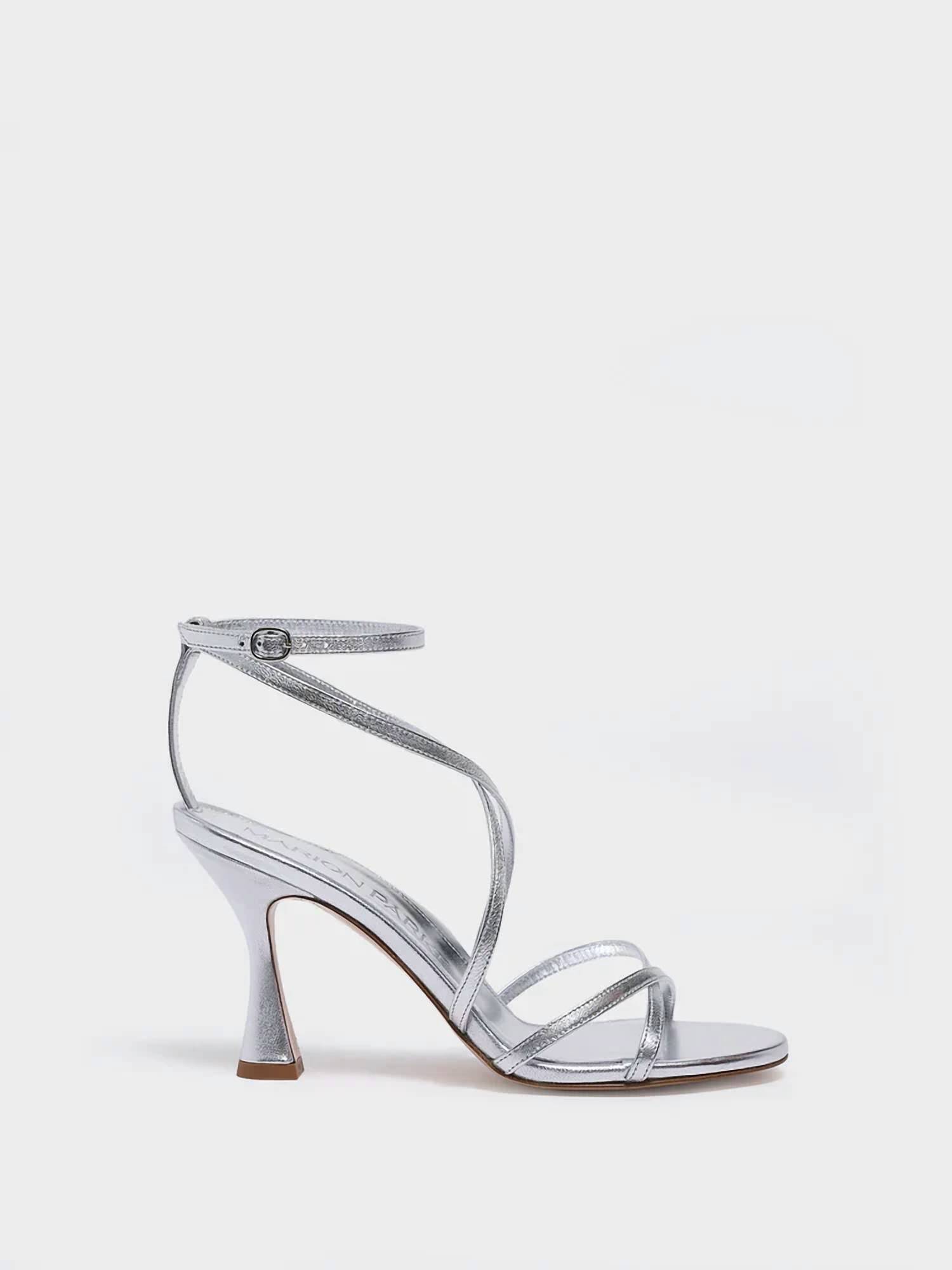 New Marion Parke Women's Lottie Flared Stiletto Heels In Silver